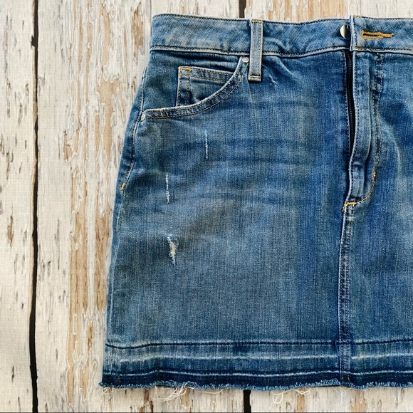 JOES Distressed Jean Skirt - Size 31 - Picture 3 of 8